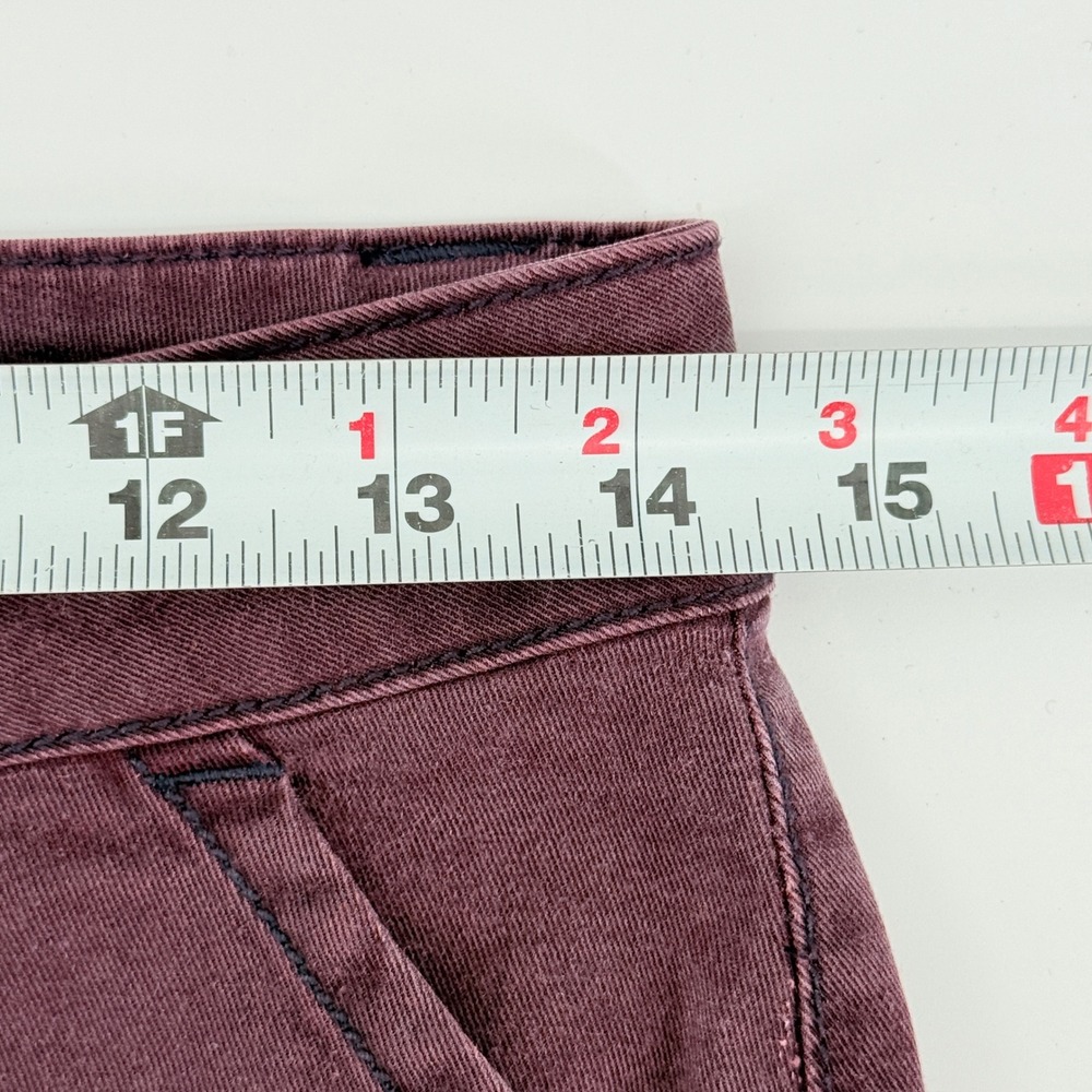 cAbi The‎ Carpenter Pants 3926 Deep Plum Purple Stretch Straight Women Sz 4 - Picture 9 of 10